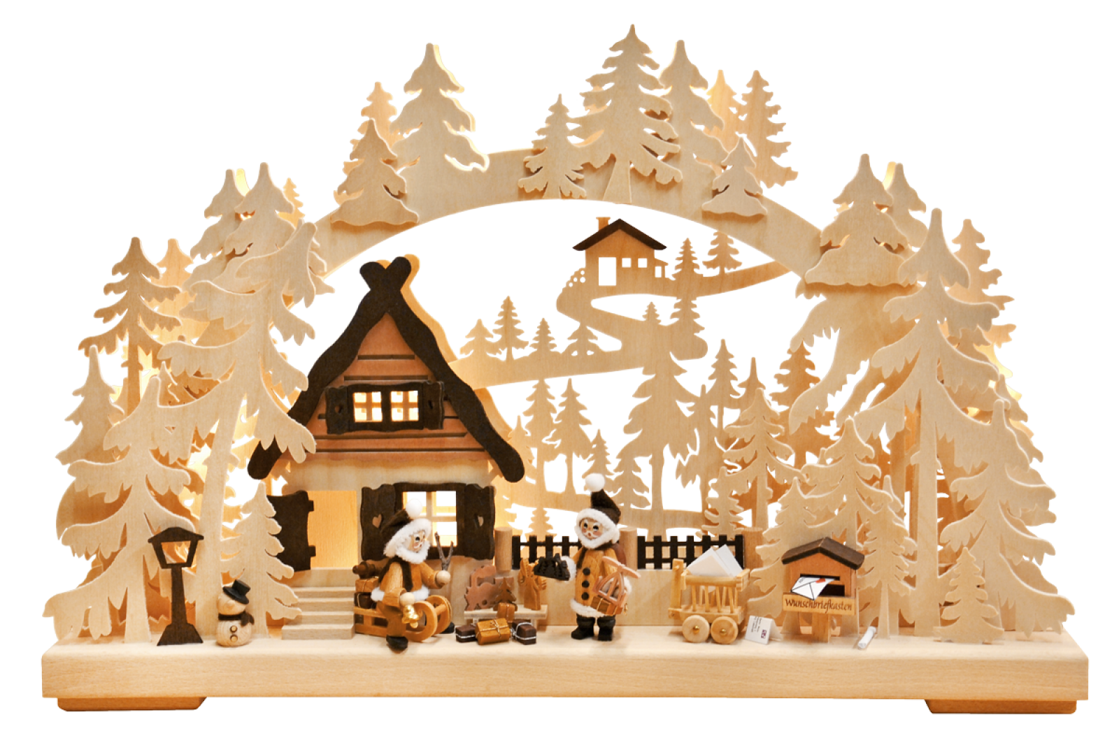 3D-Schwibbogen kl., Weihnachtswünsche